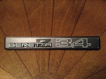 &quot;Z34&quot; becomes &quot;Beretta Z 3.4&quot;, I hope.