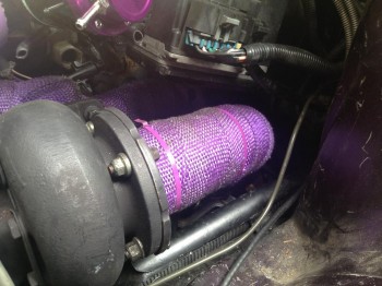 Ugh, I'm still going to have to deal with the heater-core supply hoses.  I'll probably use that quick connect there, but I would rather ditch it for a straight hose nipple.