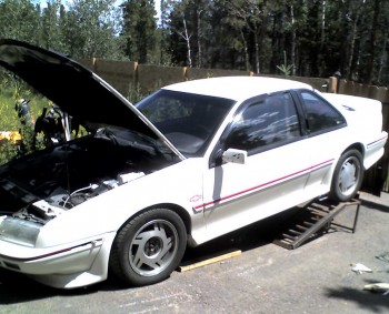 Here is my Super Charged 3800 II GTU, after the engine and five-speed swap, but before the six-speed conversion and the theft of my GTU rims (she has been wearing GTZ wheels for a few years now).