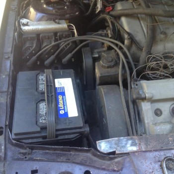 95Z Batt1a.jpg (144.43 KiB) Viewed 10725 times Interesting cylinder arrangement... That is the coil-pack that came with the car. Slight modifications made to the 3100 mounting bracket/plate. I like where these are placed now. And yes, that is also the Crapa battery that came with the car. :/